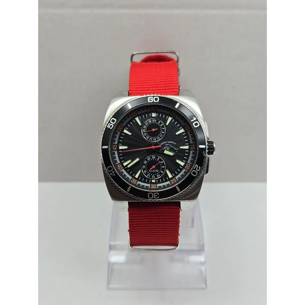 Tommy Bahama Relax Beach Cruiser RLX1060 Mens 10ATM Date Watch New Battery Sport